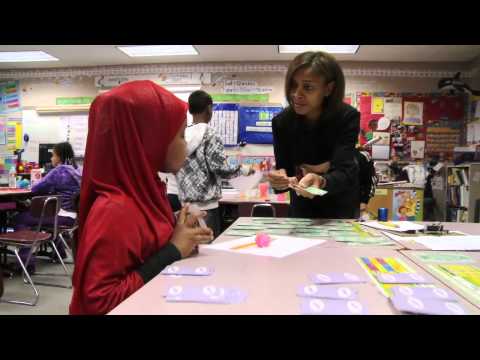 Lakeridge Elementary 3rd-grade teacher Laretha Todd math lessons