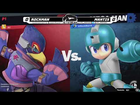Quarantainment 32 Losers Round 7 - Rockman (MegaMan) Vs. Mantis (Falco) Smash Ultimate - SSBU