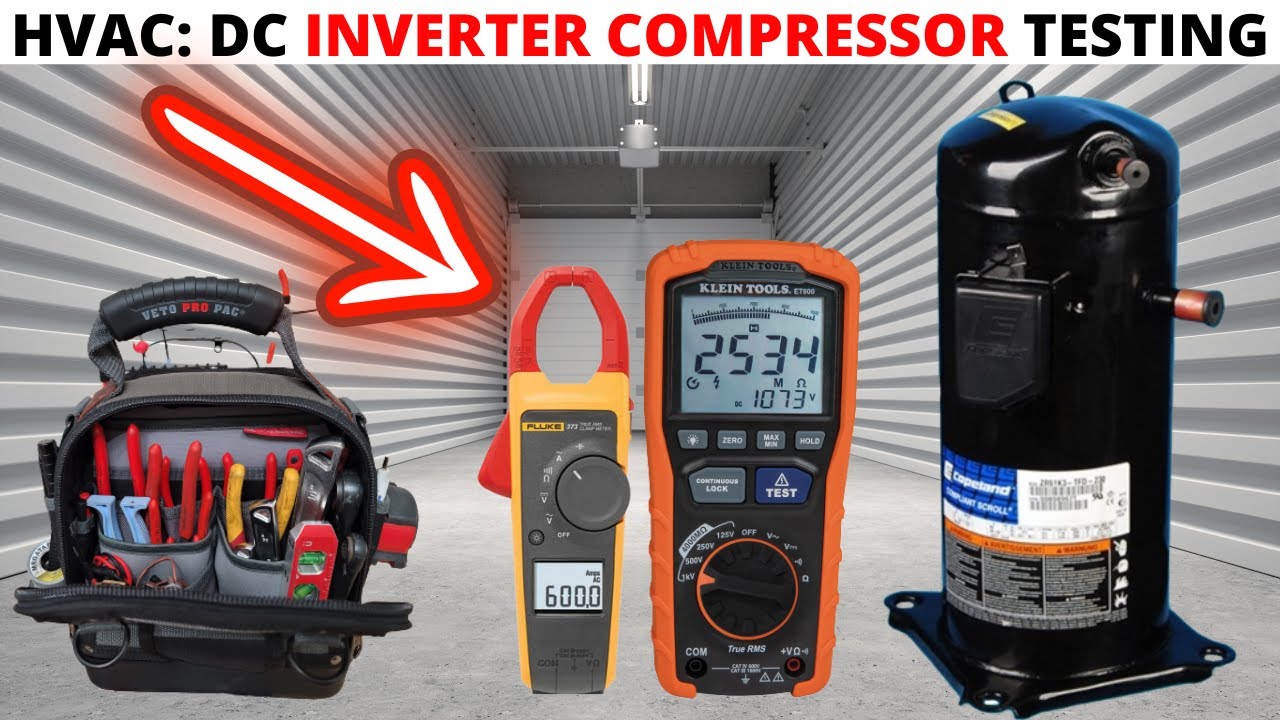 HVAC Training: How To Check A 3 Phase Inverter Compressor (DC Compressor Troubleshooting) Testing
