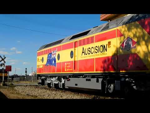 Shunting classic Australian EMD streamliners- Cootamundra 2022