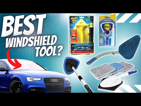 BEST WINDOW CLEANING TOOL FOR INSIDE YOUR WINDSHIELD? | 5 Tool Test!