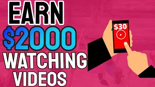 EARN $30 Per Hour JUST WATCHING VIDEOS! ( Make Money Online)