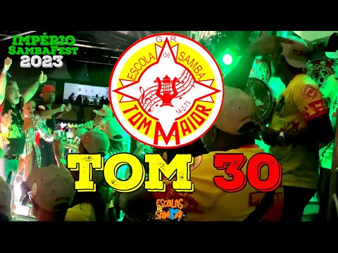 Bateria TOM 30 - Esquenta TOM MAIOR no Império Samba FEST 2023 #Pioneironovídeodosbreques