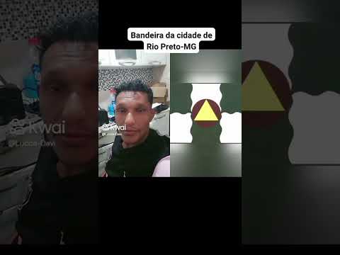 Bandeira da cidade de Rio Preto-MG #riopreto #minasgerais #bandeiras #brasileirao