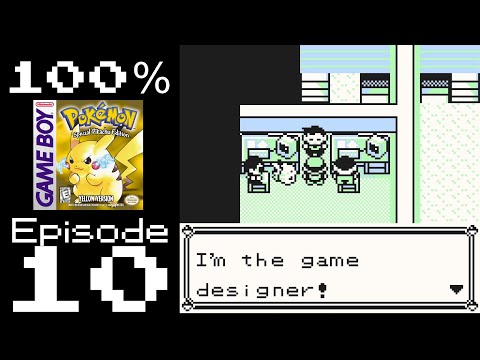 Yeah, they really self-inserted | Pokémon Yellow 100% (Remastered): Episode 10