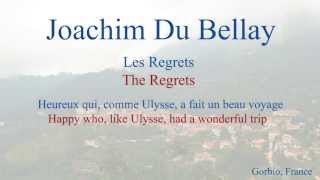 French Poem - Heureux qui, comme Ulysse by Joachim du Bellay - Slow and Fast Reading