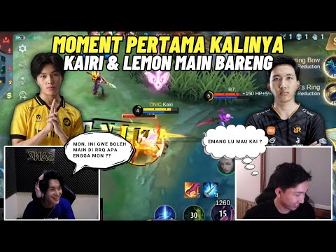 PERTAMA KALINYA KAIRI X LEMON MAIN BARENG !! LEMON AJA SAMPE KAGUM SAMA LANCELOT KAIRI !! RRQ KAIRI