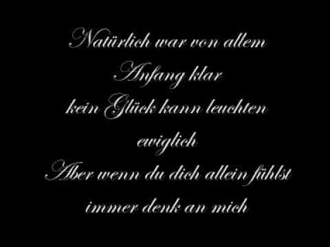 Denk an mich Lyrics