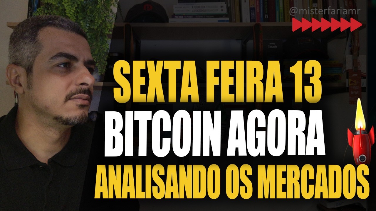 🚨BITCOIN HOJE  - Sexta Feira 13 Analisando os Mercados OURO e PRATA - Bitcoin Altcoins e ETFs