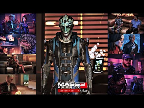 Mass Effect 3 (Legendary) PC | 4K - Part 45 - Citadel (DLC) - Time With the Crew (2of2) ~ Pre-Party
