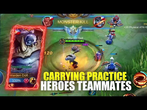TOP GLOBAL BALMOND CARRYING PRACTICE HERO TEAMMATES