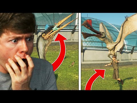 FLYING DINOSAURS ATTACK in JURASSIC WORLD EVOLUTION 2