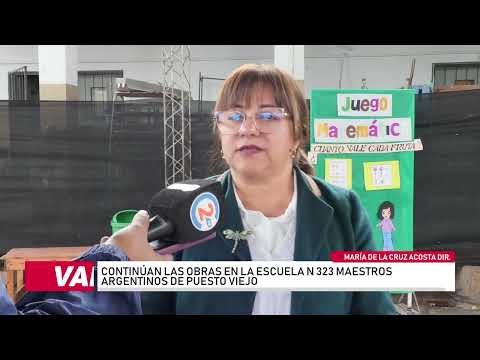 Clases virtuales en Puesto Viejo: las obras se extendieron y piden a padres "tener paciencia"