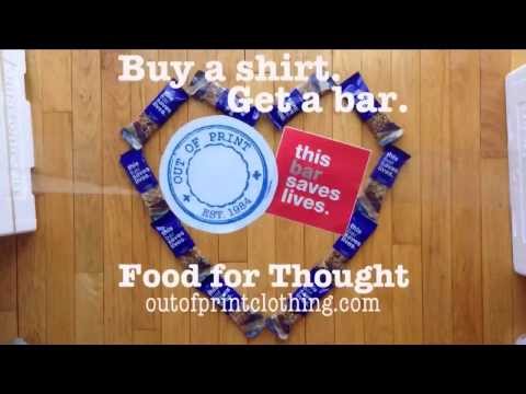 Out of Print + This Bar Saves Lives