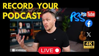 Live Stream Your Podcast to YouTube, Facebook & X in 1080p + Record in 4K ( BEGINNERS)