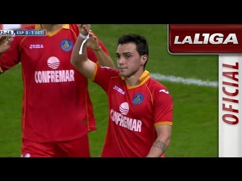 Gol de Colunga (0-1) en el RCD Espanyol - Getafe CF - HD