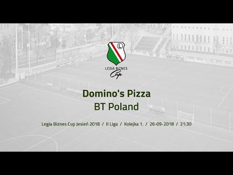 Skrót spotkania Domino's Pizza - BT Poland ( Legia Biznes Cup Jesień 2018 )