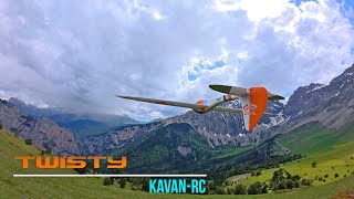 KAVAN Twisty 1512mm ARF - oranžová,