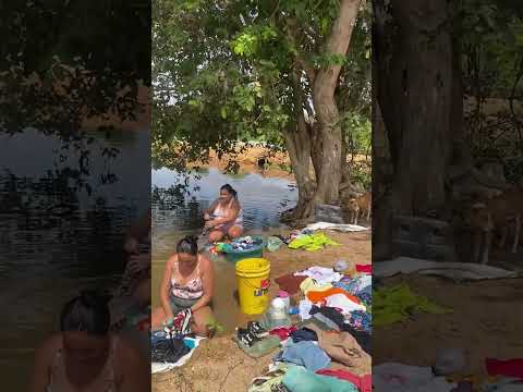 Tudo seco, porém este sertão é milagroso, água em abundância, Rio Groaíras, Ceará 💦💦💧💨