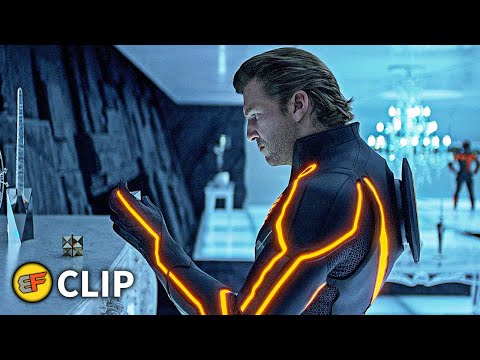 Clu Visits Kevin Flynn's Apartment Scene | Tron Legacy (2010) IMAX Movie Clip HD 4K