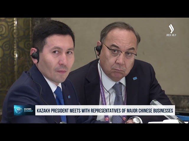 Kazakistan Devlet başkanı, Çin’in önde gelen iş dünyası temsilcileriyle görüştü