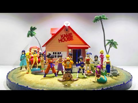 Kame House With Master Roshi and the Pichi-Pichi Girls (Dragonball) 