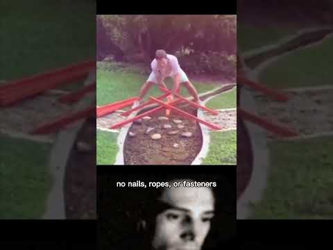 Leonardo da Vinci’s Self-Supporting Bridge! #shorts #youtubeshorts #leonardo #bridge