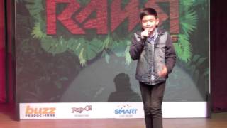 Francis Ryan Lim sings his debut single "Let Me Know" at 1st RAWR Awards Night