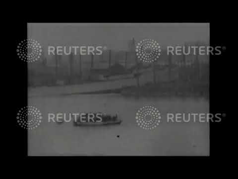 England: New Cruise liner "H.M.S. Leander" launched