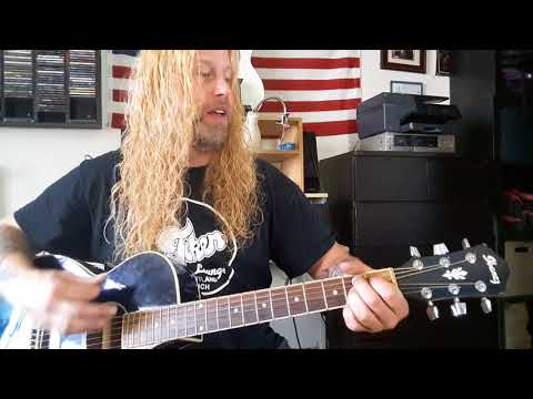 Sweet Home Chicago Rhythm Guitar Demonstration