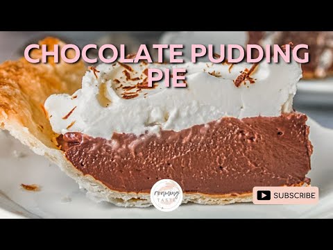 How to make Chocolate Pudding Pie | Includes flaky pastry recipe | Serves 10