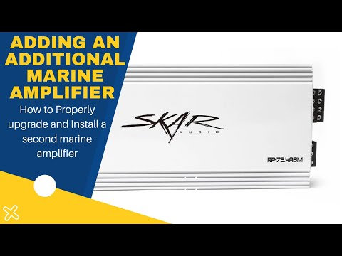 How to PROPERLY add an Additional Marine Amplifier and Marine Speakers with Skar Marine Amp