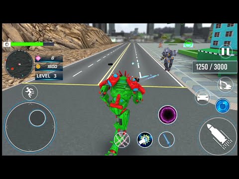 Monster Crane Robot Car Games - Android Gameplay #2