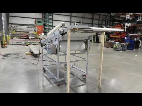 FDA Food Process 11'L Stainless Portable Incline Conveyor 38"Belt 1.5Hp 230V 3PH
