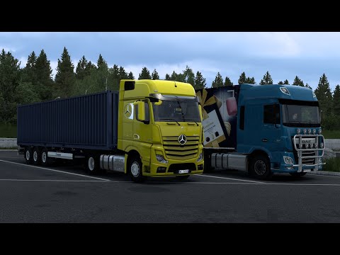 ETS2 Niko Gamper's Mercedes Benz Actros MP4 1848 2012 Trip to Lublin 🇵🇱 Part 2