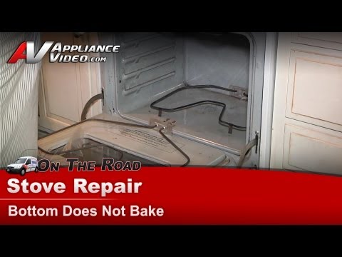 GE Stove Repair - Bottom Does Not Bake - Bake Element