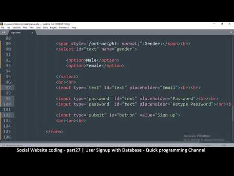 Social Website from scratch Part 8 Profile Page Top Bar | PHP | HTML | CSS | MYSQL Database