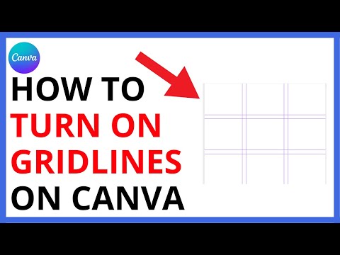 How to Turn On Grid Lines in Canva