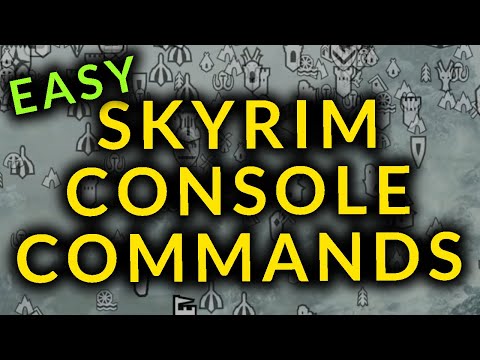 Skyrim Console Command Cheats Tutorial God Mode Invisible Items Spells Teleport