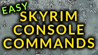 Skyrim Console Command Cheats Tutorial - God Mode, Invisible, Items, Spells, Teleport