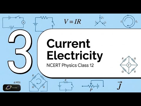 Current Electricity in 6 Minutes | Class 12 Physics Ch-3 | NCERT