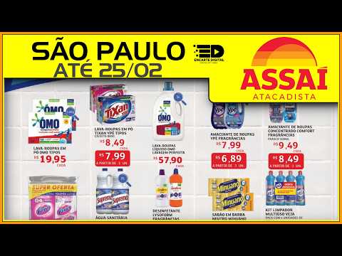 ASSAÍ ATACADISTA: OFERTAS DE LIMPEZA E ORGANIZAÇÃO COM PREÇOS BAIXOS - ATÉ 25/02