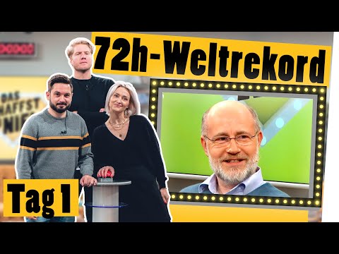72h-Weltrekord-Challenge: Der komplette 1. Tag || „Das schaffst du nie!“