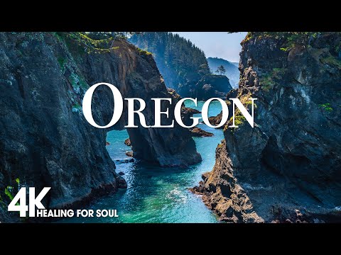 OREGON 4K - Scenic Relaxation Film With Relaxing Piano Music - 4K Video Ultra HD