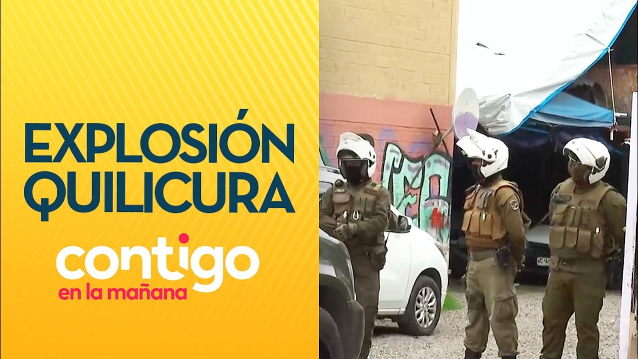 UN HERIDO tras explosión de artefacto en Quilicura - Contigo en la Mañana