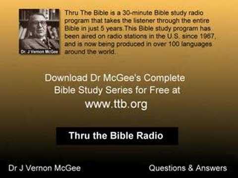 Dr J Vernon McGee Q&A - Conduct in Harmony With Faith