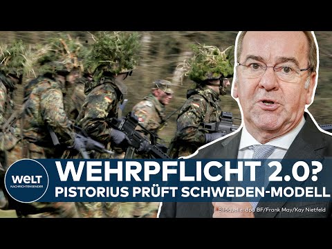 Video Thumbnail: BUNDESWEHR BRAUCHT NACHWUCHS: Comeback der Wehrpflicht? Pistorius prüft schwedisches Modell