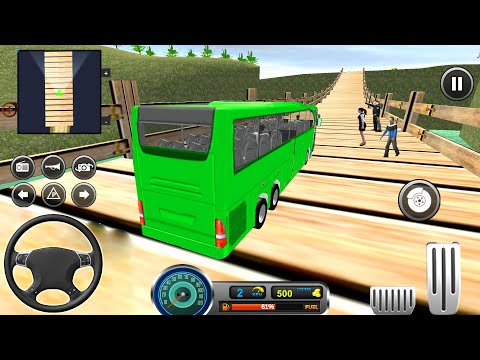 Uphill Offroad Bus Driving Simulator Bus Games 2021 | Bus Drive Game – Android Gameplay