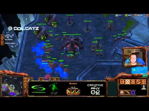 coLCatZ (Z) vs. QxGDestiny (Z) - Starcraft 2 Ladder