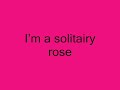 Jeanette Biedermann-Solitary rose_lyrics